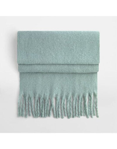 Beechfield B496R Fluffy Scarf - Dusty Green