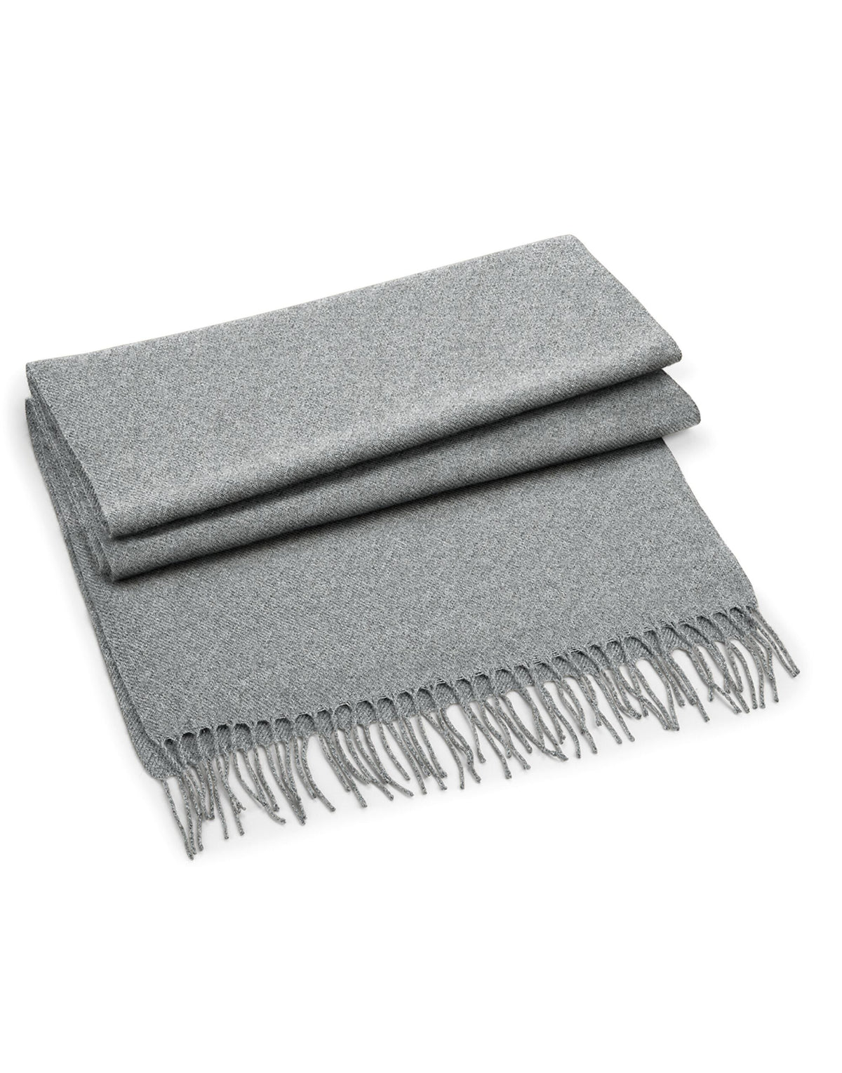 Beechfield B500 Classic Woven Scarf - Heather Grey