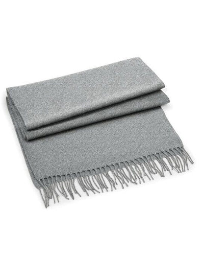 Beechfield B500 Classic Woven Scarf - Heather Grey