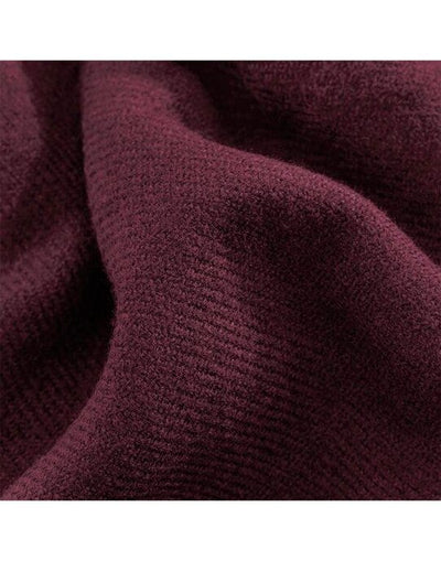Beechfield B500 Classic Woven Scarf - Burgundy