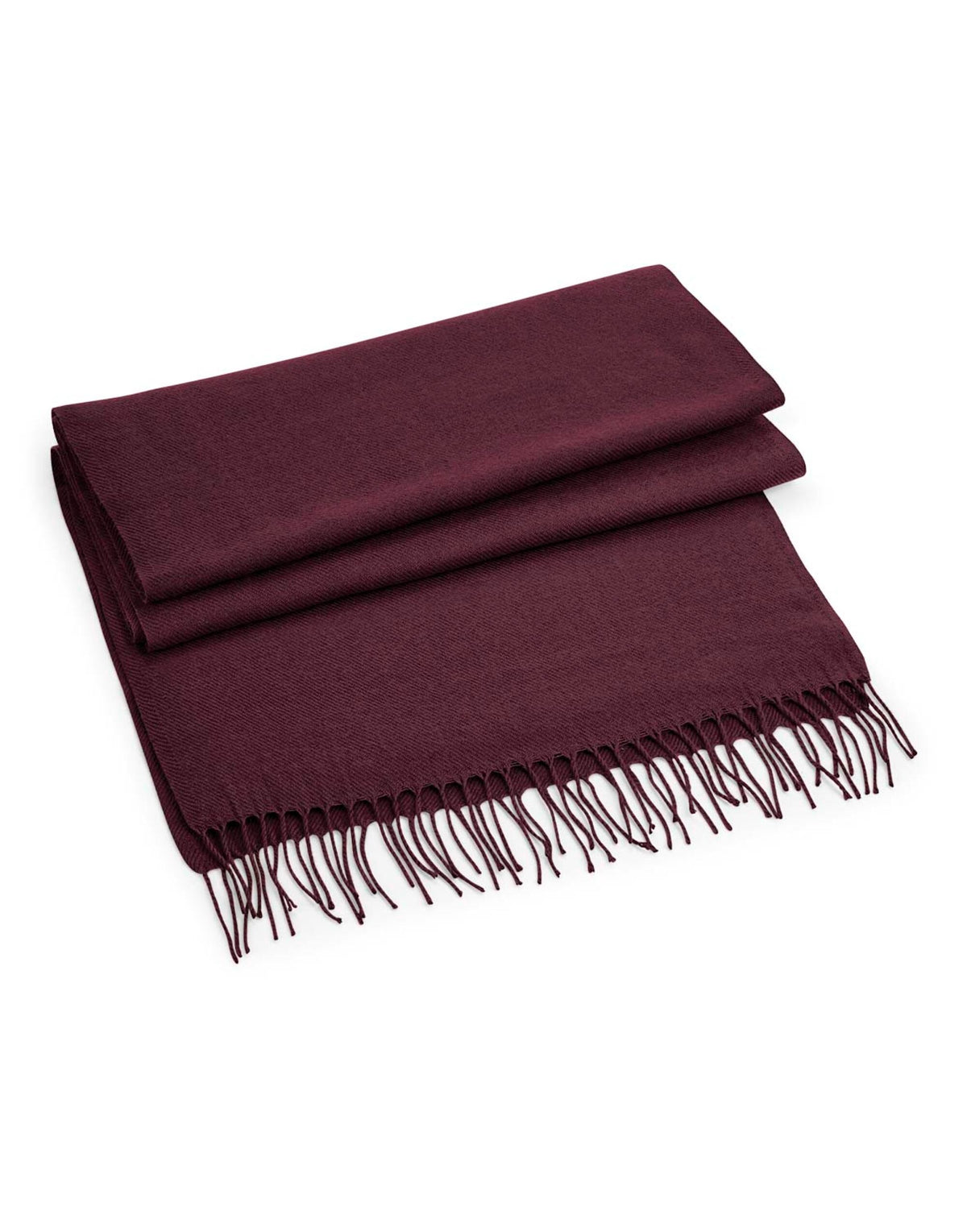 Beechfield B500 Classic Woven Scarf - Burgundy