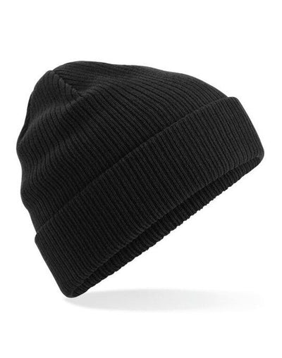 Beechfield B50N Organic Cotton Beanie - Black