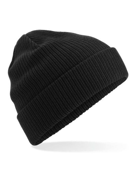 Beechfield B50N Organic Cotton Beanie - Black