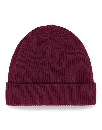 Beechfield B50N Organic Cotton Beanie - Burgundy