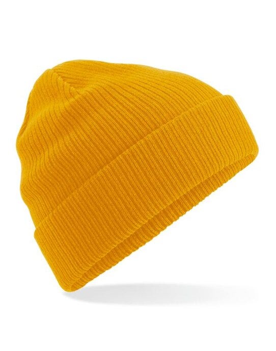 Beechfield B50N Organic Cotton Beanie - Mustard