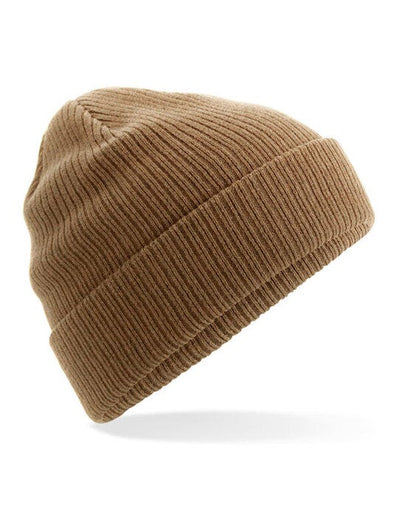 Beechfield B50N Organic Cotton Beanie - Biscuit