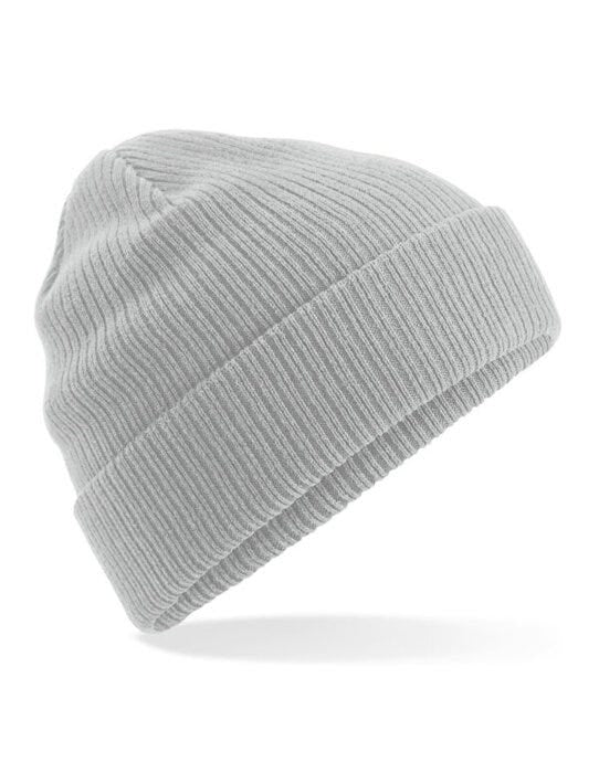 Beechfield B50N Organic Cotton Beanie - Light Grey