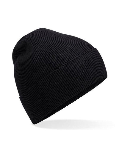 Beechfield B51N Organic Cotton Fine Knit Bean - Black
