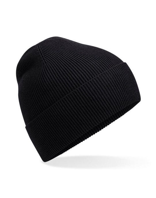 Beechfield B51N Organic Cotton Fine Knit Bean - Black