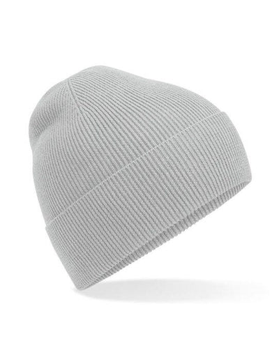 Beechfield B51N Organic Cotton Fine Knit Bean - Light Grey