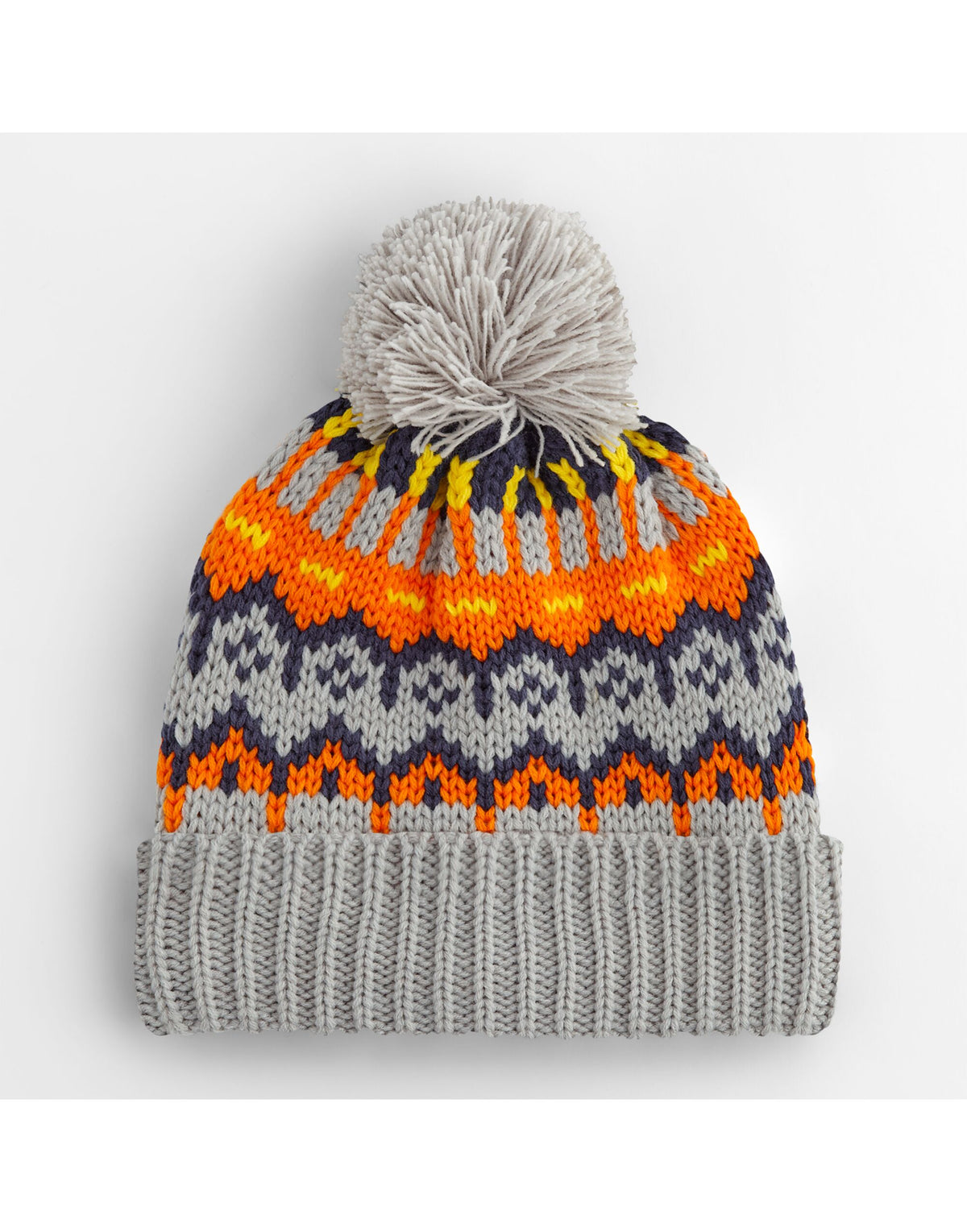 Beechfield B528 Retro Ski Beanie - Glacier Grey