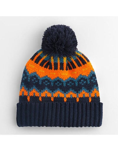 Beechfield B528 Retro Ski Beanie - Blazing Blue