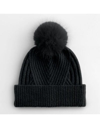 Beechfield B529 Snow Luxe Beanie - Black
