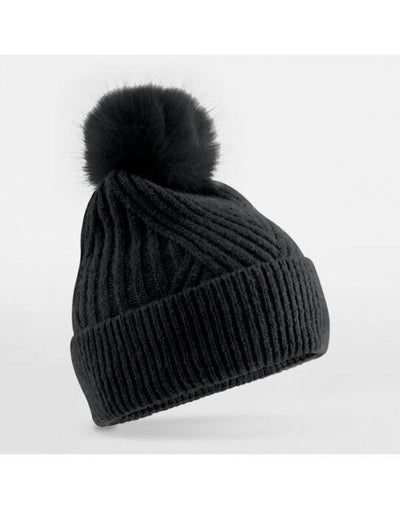 Beechfield B529 Snow Luxe Beanie - Black