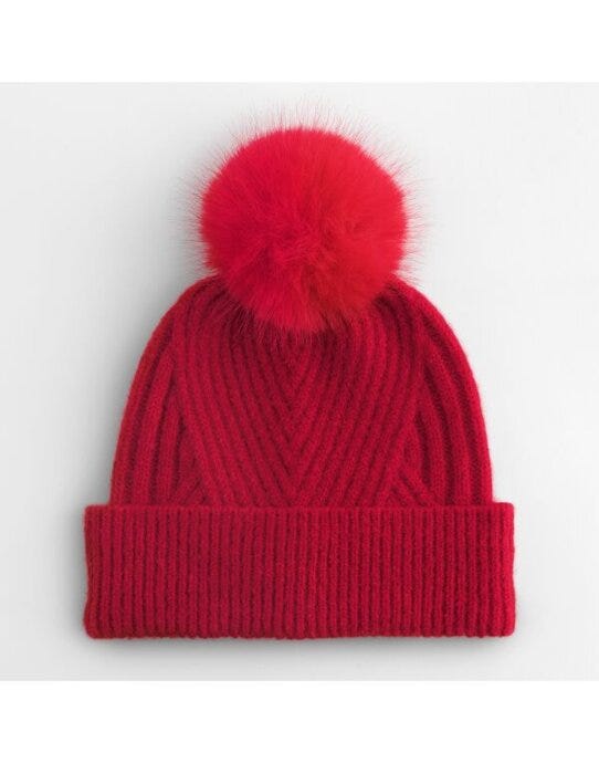 Beechfield B529 Snow Luxe Beanie - Classic Red