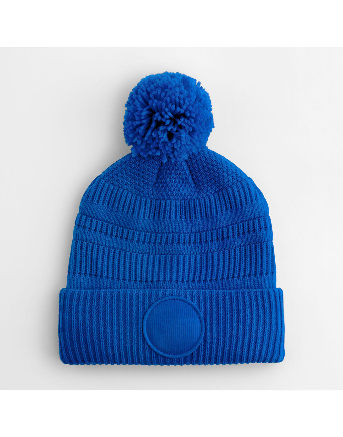 Beechfield B530R Fan Patch Beanie - Bright Royal