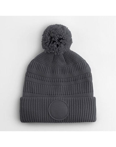 Beechfield B530R Fan Patch Beanie - Graphite