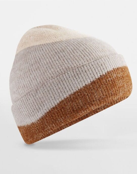Beechfield B532 Soft Wave Beanie - Oatmeal/Natural Stone/Biscuit