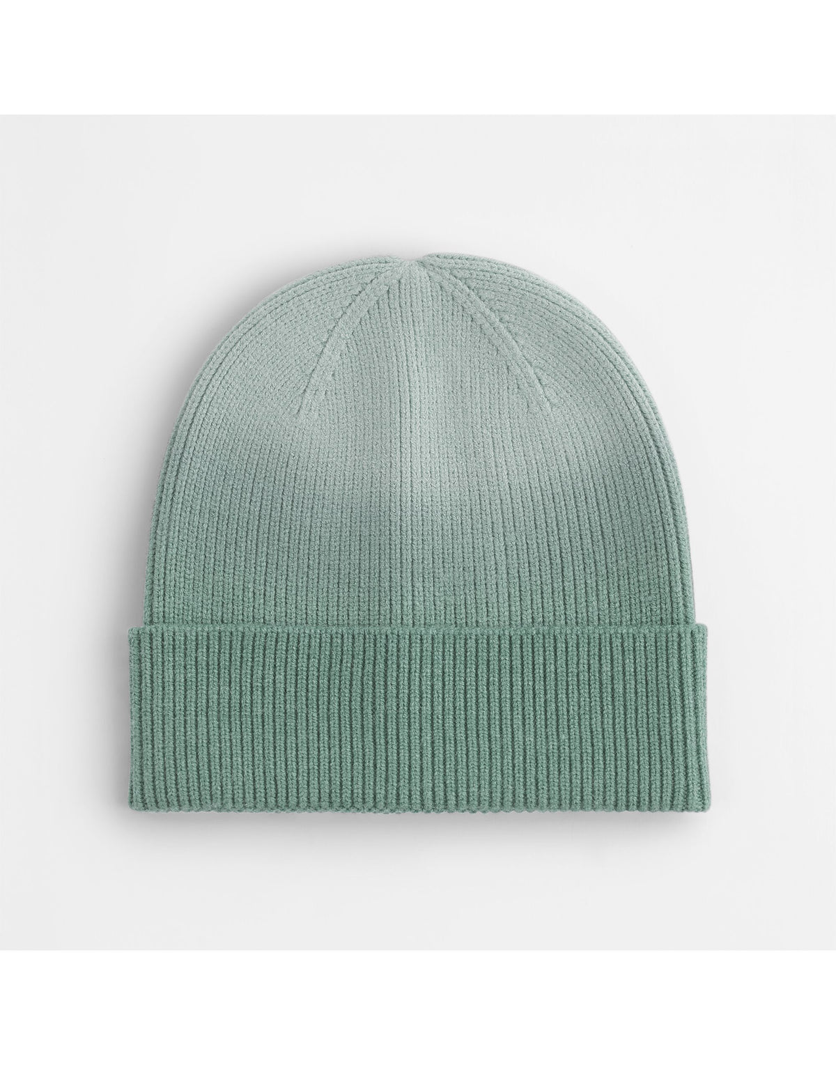 Beechfield B533 Dip Dye Beanie - Dusty Green Dip Dye