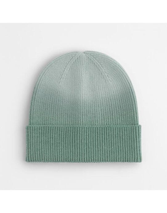 Beechfield B533 Dip Dye Beanie - Dusty Green Dip Dye
