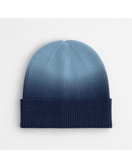 Beechfield B533 Dip Dye Beanie - Navy Dip Dye