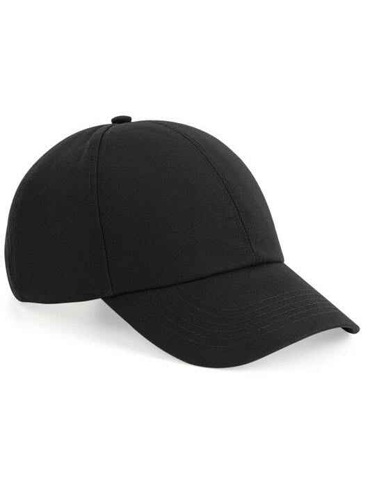 Beechfield B54 Organic Cotton Canvas Cap - Black