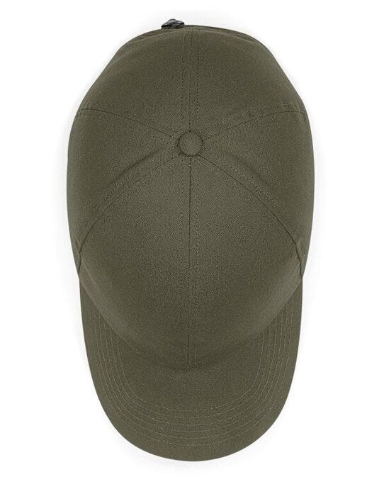 Beechfield B54 Organic Cotton Canvas Cap - Olive Green