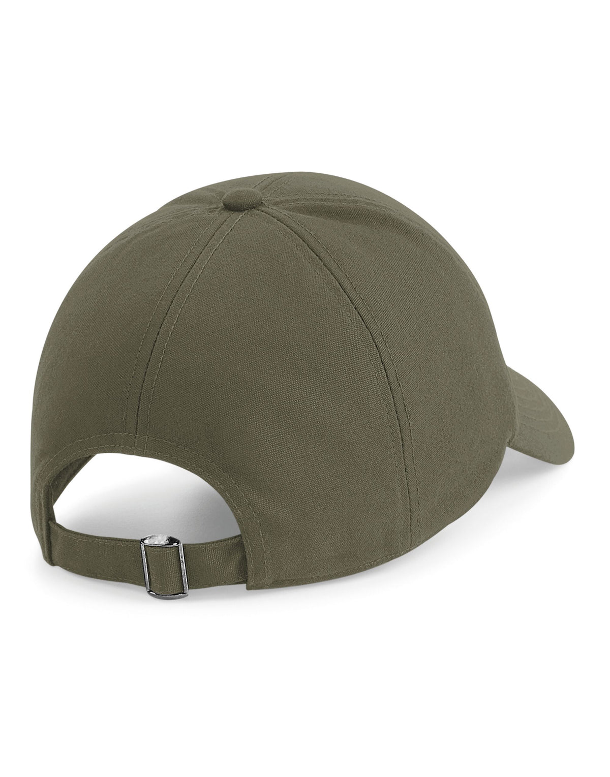 Beechfield B54 Organic Cotton Canvas Cap - Olive Green