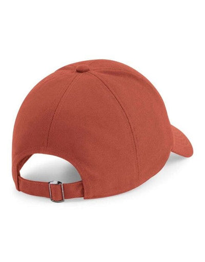 Beechfield B54 Organic Cotton Canvas Cap - Terracotta