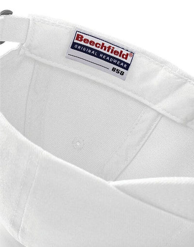 Beechfield B58 Low Profile Heavy Drill Cap - White
