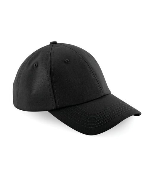 Beechfield B59 Black plain baseball cap