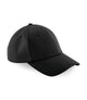 Beechfield B59 Black plain baseball cap