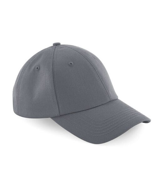 Beechfield B59 Graphite Grey plain baseball cap