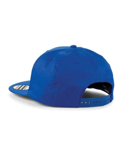 Beechfield B610 5 panel Snapback Rapper Cap - Bright Royal