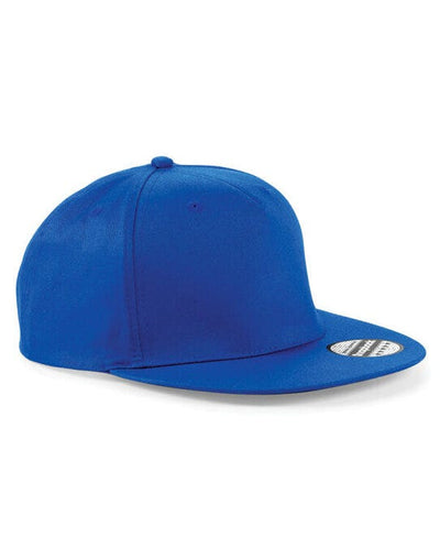 Beechfield B610 5 panel Snapback Rapper Cap - Bright Royal