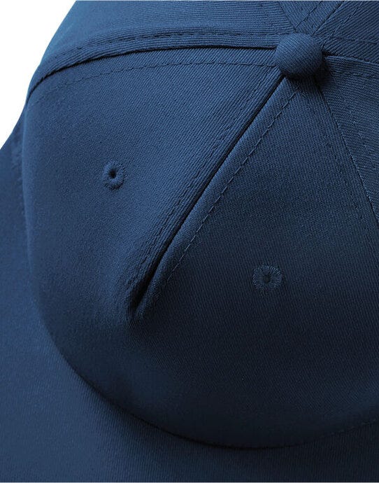 Beechfield B610 5 panel Snapback Rapper Cap - French Navy