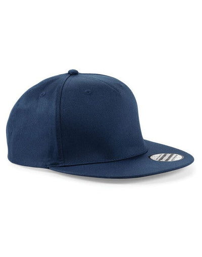 Beechfield B610 5 panel Snapback Rapper Cap - French Navy