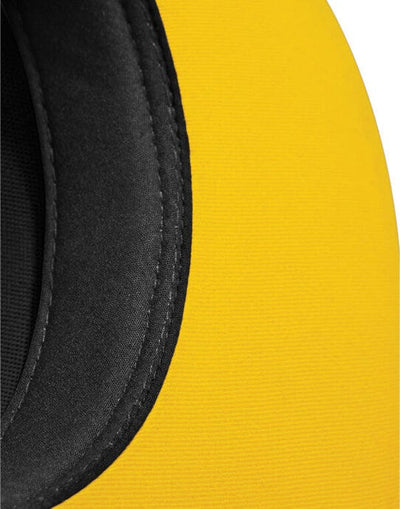 Beechfield B610C 5 Panel Contrast Snapback - Black/Yellow