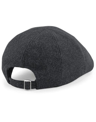 Beechfield B623 Melton Wool Ivy Cap - Charcoal Marl