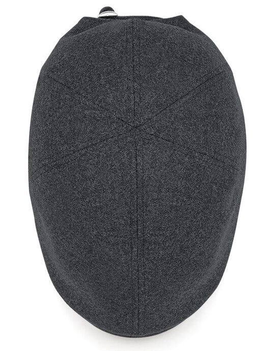 Beechfield B623 Melton Wool Ivy Cap - Charcoal Marl