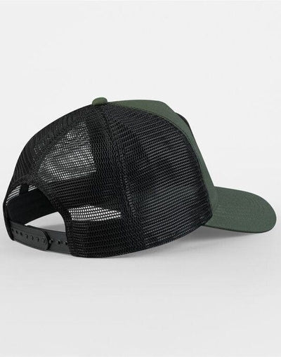 Beechfield B636 Appliqué Patch 5 Panel Truck - Olive Green/Black