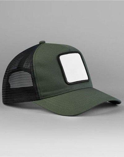 Beechfield B636 Appliqué Patch 5 Panel Truck - Olive Green/Black