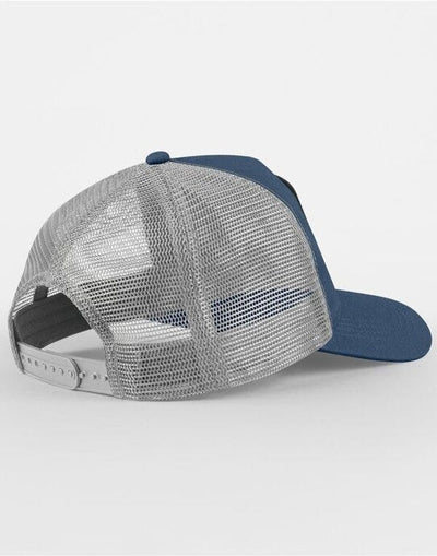 Beechfield B636 Appliqué Patch 5 Panel Truck - Slate Blue/Light Grey