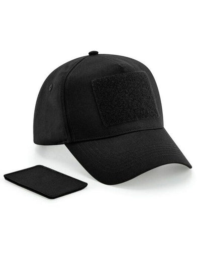 Beechfield B638 Removable Patch Cap - Black