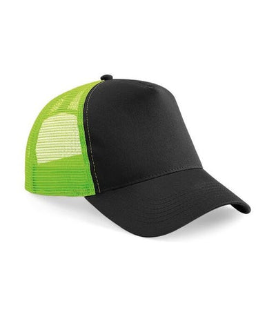 B640 - Black/Lime Green - plain garment