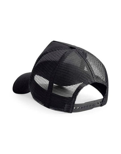 Beechfield B640B Junior Snapback Trucker - Black/Black