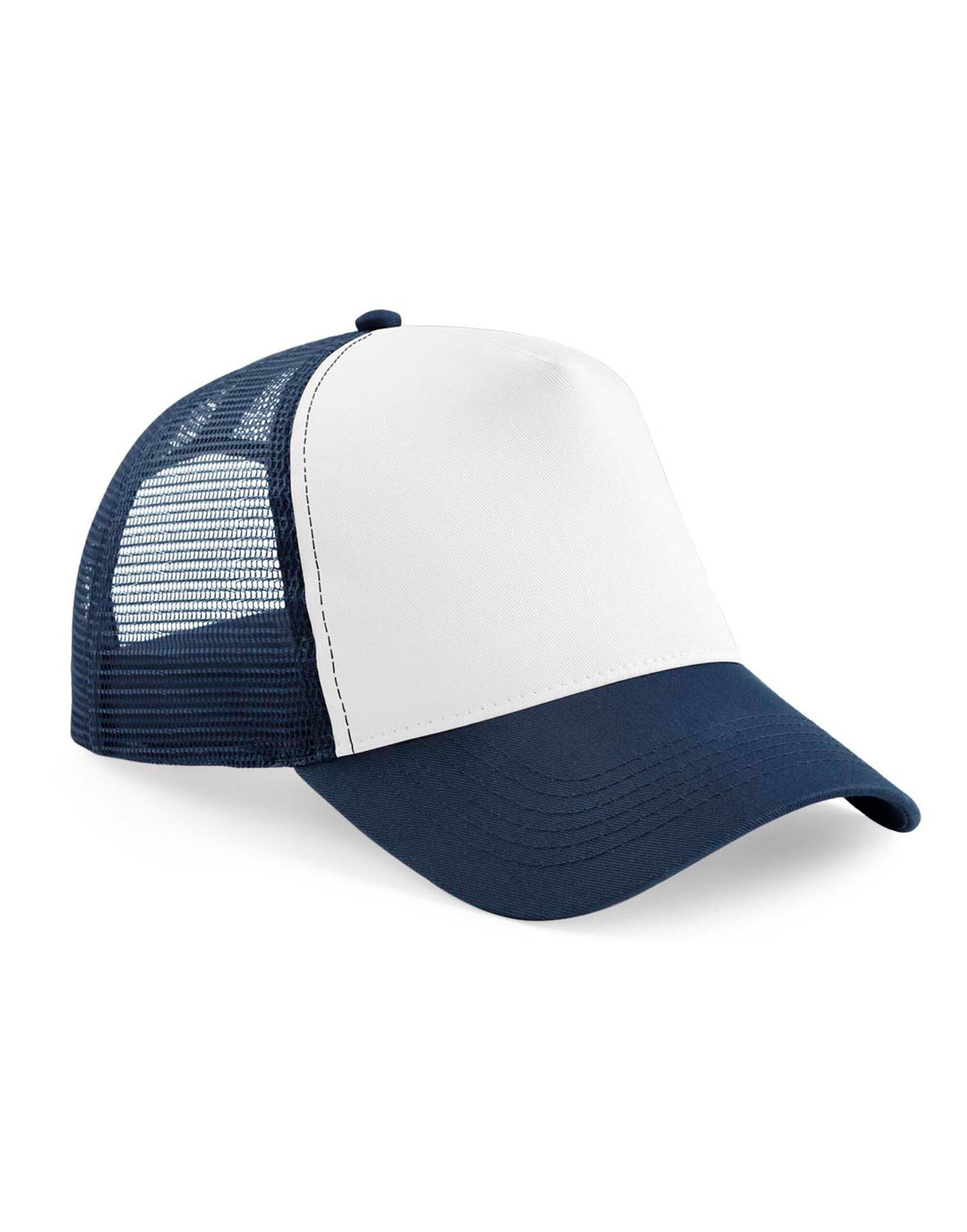 Beechfield B640B Junior Snapback Trucker - French Navy/White