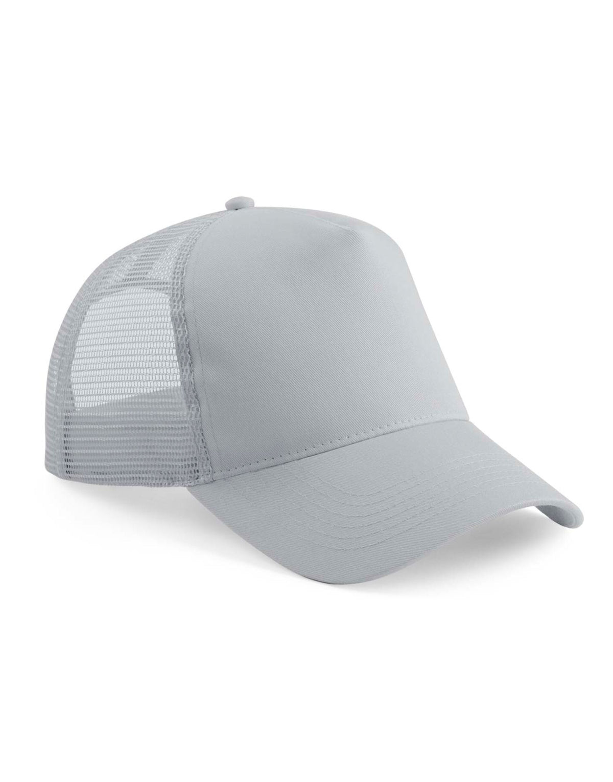 Beechfield B640B Junior Snapback Trucker - Light Grey/Light Grey