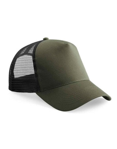 Beechfield B640B Junior Snapback Trucker - Olive/Black