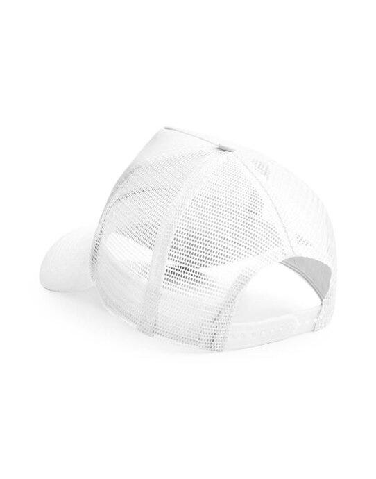 Beechfield B640B Junior Snapback Trucker - White/White